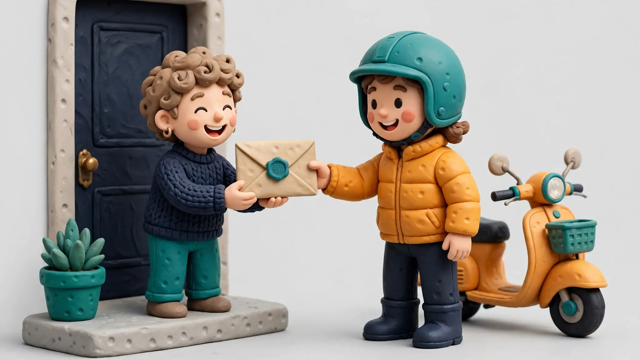 Receiving attested documents back in a sealed envelope via TCS