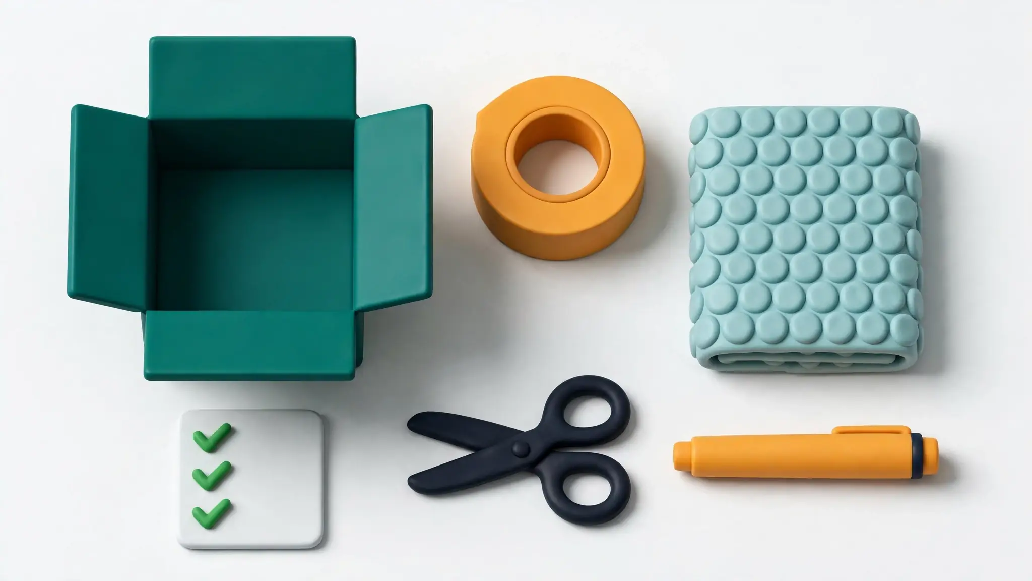 Packing a parcel in a sturdy box with tape before TCS booking