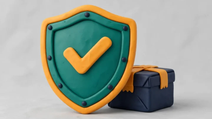 TCS shipment insurance CVI - shield protecting a valuable parcel